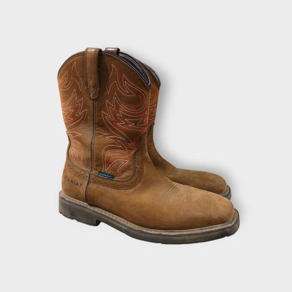Ariat Other - Ariat Workhog H2O Waterproof Work Boot 10023055 Pull On 11 D Men’s Work